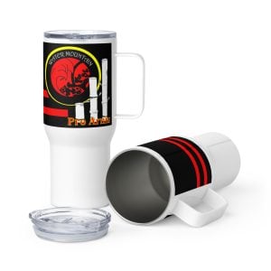 Pro Arnis Blood Stripe Stainless Steel Travel Mug – 25oz